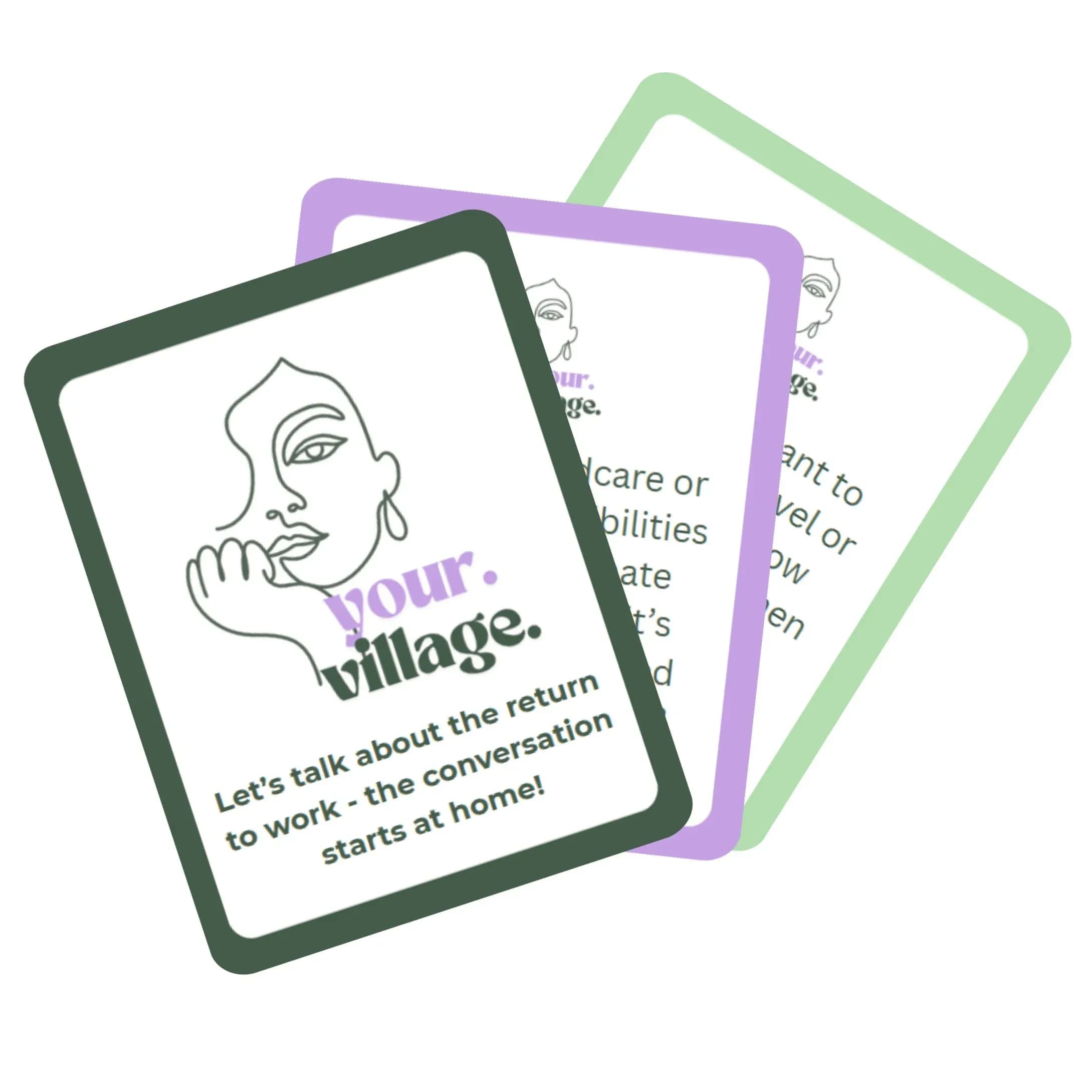Return to work conversation cards